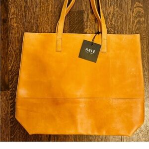 NWT never used brand new Able leather tote